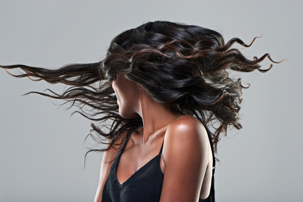Mechas Balayage sobre pelo oscuro