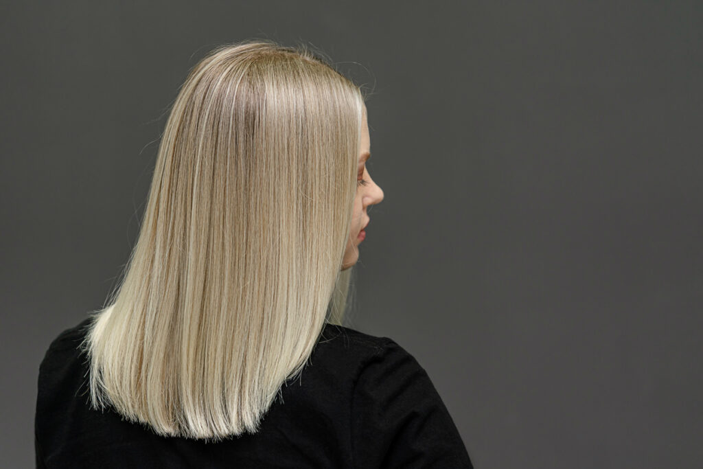 Mechas Balayage en pelo rubio de mujer
