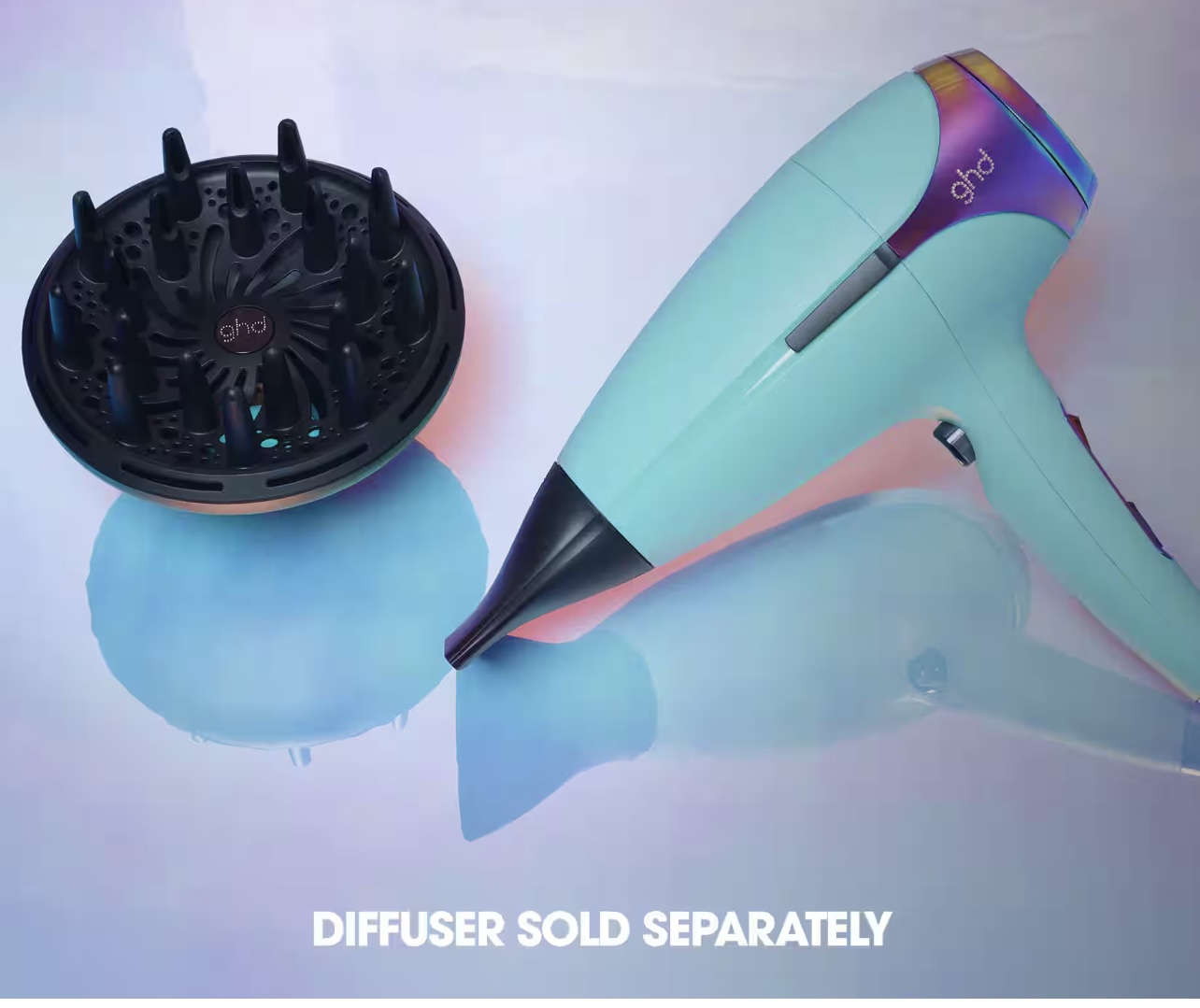 Secador GHD Helios Azul Turquesa edición limitada con diseño exclusivo